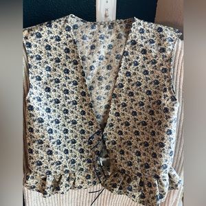 Handmade cottage core vest.